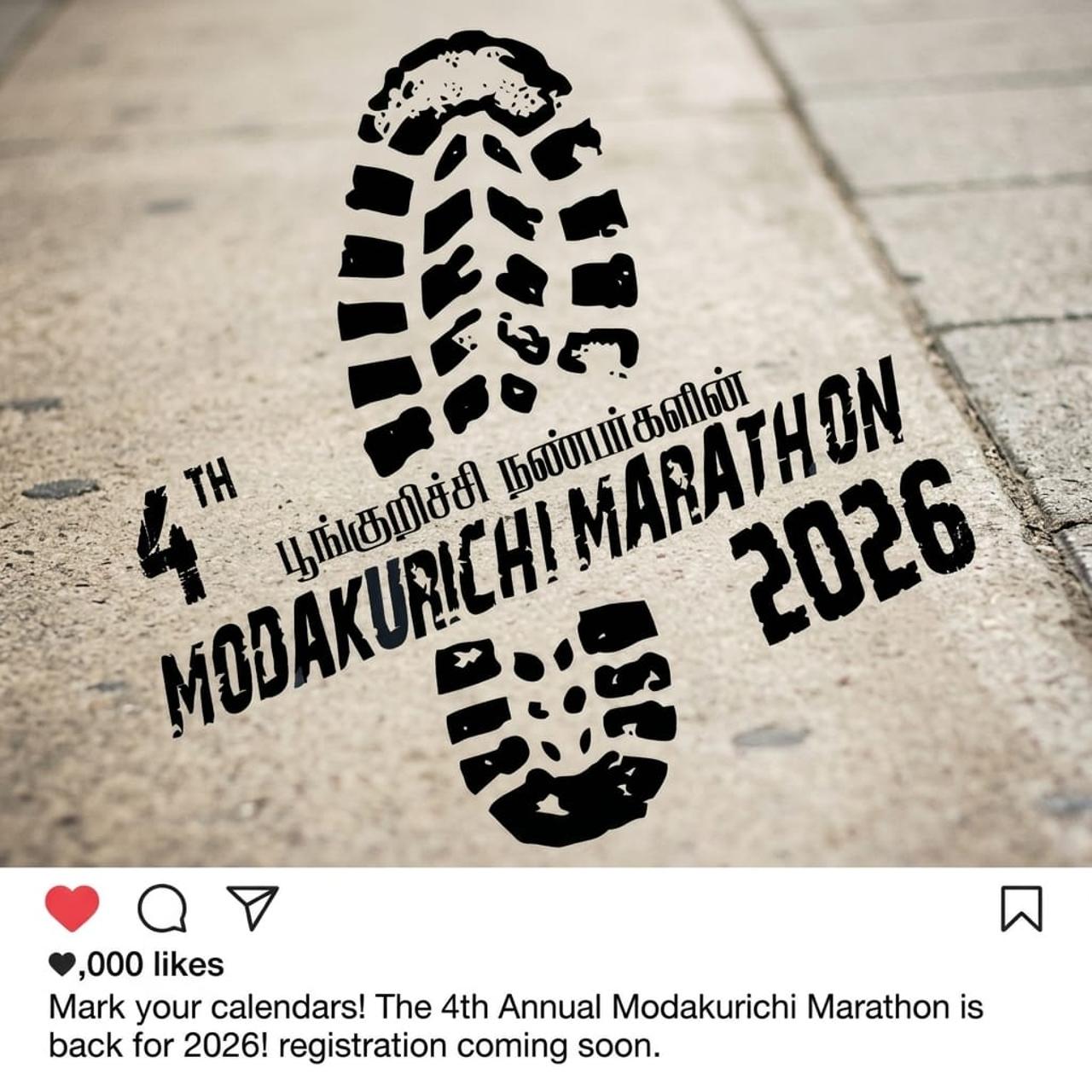 Modakurichi Marathon 